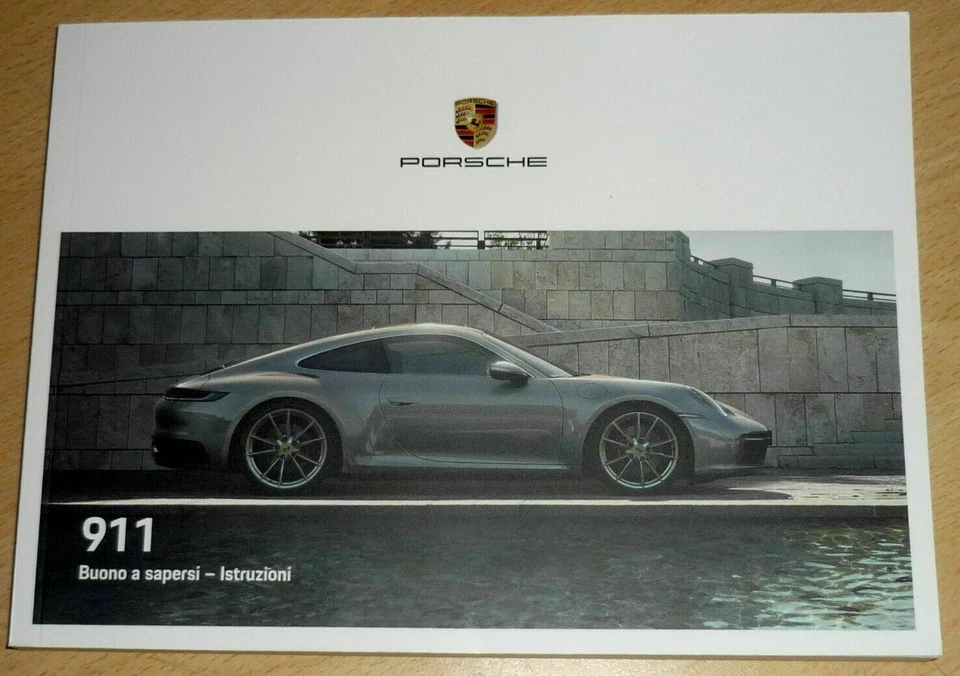 Libretto istruzioni,uso manutenzione Porsche 911 Carrera 992,anno 06/2020 - Immagine 1 di 1