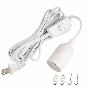 15 Feet Extension Hanging Lantern Pendant Light Lamp Cord Cable E26/E27 Socket - Picture 1 of 7