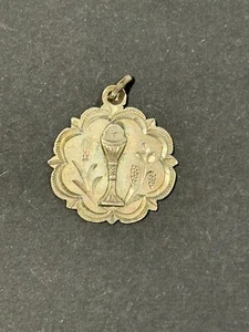 Antique religious medals SILVER "CALIZ" TALLA M - Picture 1 of 2