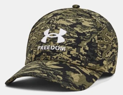 Sombrero Under Armour Para Hombres Flex UA Freedom Blitzing Bordado Verde Camuflaje Talla L/XL Foto 1 de 3