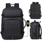 50L Men Women Laptop Backpack Rucksack Waterproof Large Travel School Bag USB