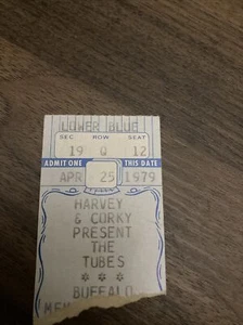 1979 The Tubes Ticket Stub. The "Aud" Buffalo NY - Bild 1 von 2
