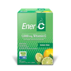 Martin & Pleasance Ener-C 1000mg Vitamin C Drink Mix Lemon Lime Sachet 9.5g x 12 - Picture 1 of 1