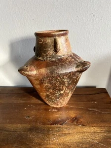 Pre-Columbian Terracotta Clay Pottery Reproduction Rhomboidal Bird Water Jug - Picture 1 of 14