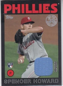 SPENCER HOWARD 2021 TOPPS 1986 JERSEY RC BLACK #110/199 PHILADELPHIA PHILLIES - Picture 1 of 1
