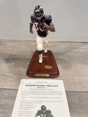 FIGURA TERRELL DAVIS DANBURY COMO NUEVA EDICIÓN LIMITADA 9 PULGADAS BRONCOS EN CAJA Foto 1 de 4