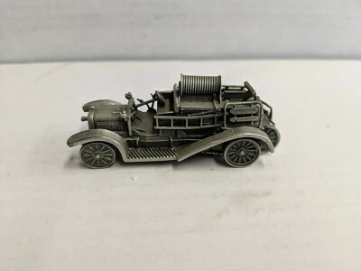Franklin Mint Pewter - approx 1/43 scale - Vintage Fire Engine 10 - Image 1 of 4