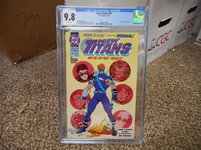 Nuevos Titans 99 cgc 9.8 Primera aparición del Arsenal Roy Harper DC 1993 BLANCO páginas casi nuevo Foto 1 de 3