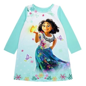 NWT Girls Disney Encanto Nightgown Pajamas Sleep Shirt Movie Toddler 2T 3T 4T 5T - Picture 1 of 3