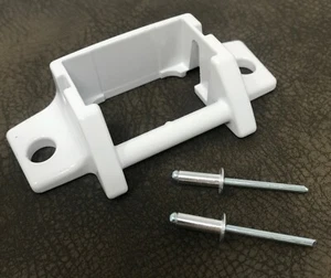 RV/Camper/Trailer - A&E/Dometic Awning Arm Lower Mounting Foot, WHITE - Picture 1 of 2