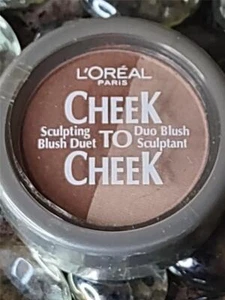 L'Oreal CHEEK TO CHEEK Sculpting Duo Blush BLISSFUL BEIGE Discontinued SEALED - Picture 1 of 1