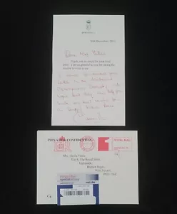 Rare Camilla Parker Bowles Royal Duchess Cornwall Signed Letter Card Document UK - Picture 1 of 12