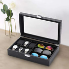 Watches and Sunglasses Combination Display Box Slim Black Quality Cases