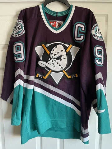 Nike Anaheim Mighty Ducks Paul Kariya Jersey Large 48 Cover