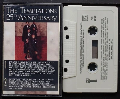 The Temptations - 25th Anniversary - MC Cassette [MCFx11 077] USA - Image 1 of 4