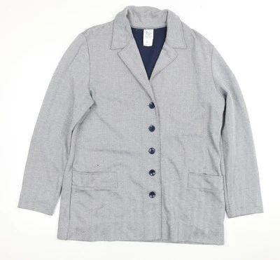 Weekenders Grey Women's Blazer M, Herringbone Casual - Image 1 of 4
