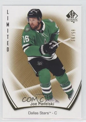 2021-22 SP Authentic Limited Gold /99 Joe Pavelski #51 - Image 1 of 2
