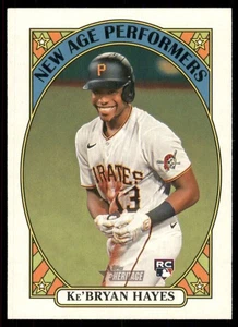 2021 Topps Heritage New Age Performers #NAP17 Ke'Bryan Hayes RC Pirates - Picture 1 of 2
