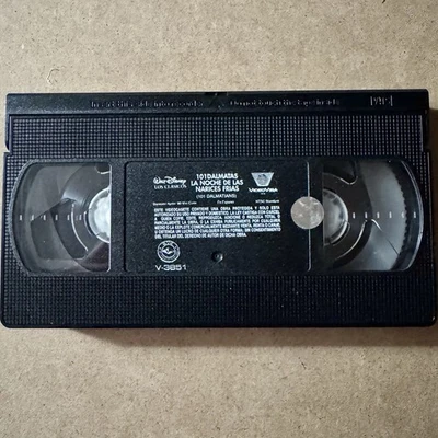 101 Dalmatians VHS Tape Spanish Dalmatas La Noche De Las Narices Frias Latin - Image 1 of 3