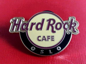 HRC Hard Rock Cafe Oslo Logo classic 4LC Oval Holo above - Picture 1 of 2