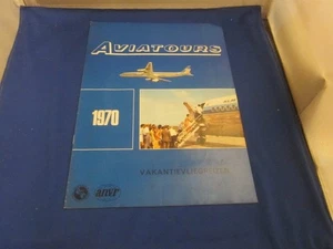 Vintage 1970 KLM Airlines Magazine AVIATOURS  GERMAN ???? - Picture 1 of 5