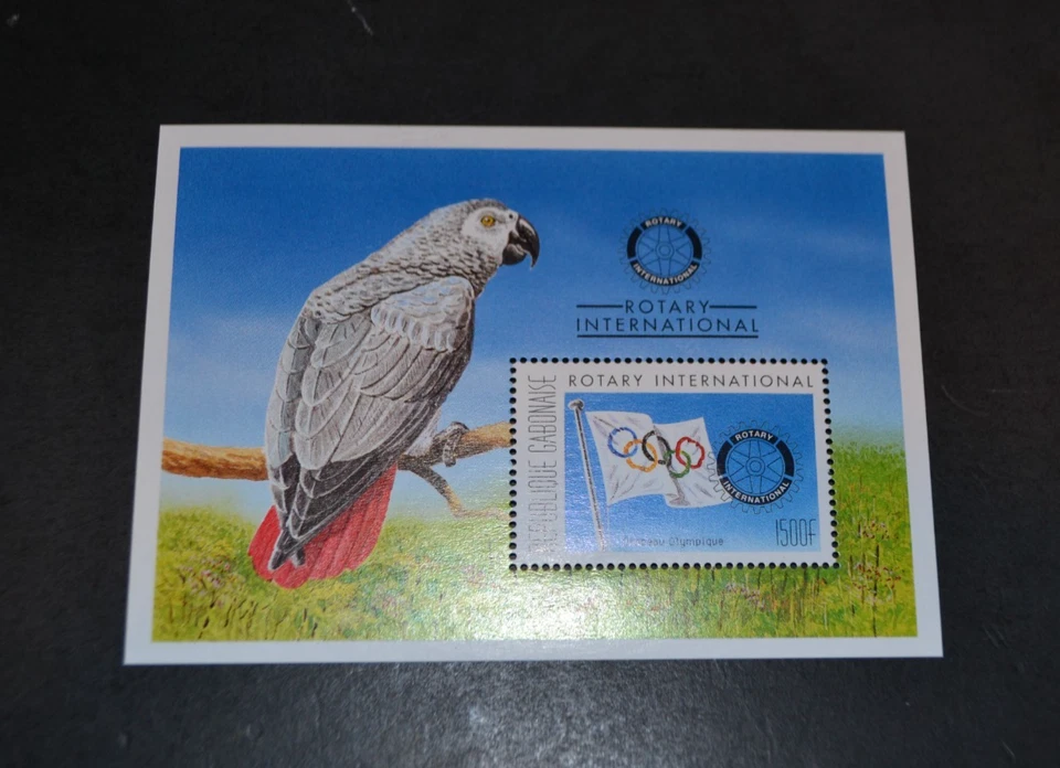 GABON SCOTT #821 ROTARY INTERNATIONAL SOUVENIR SHEET MNH SET OF 1 - Image 1 of 1