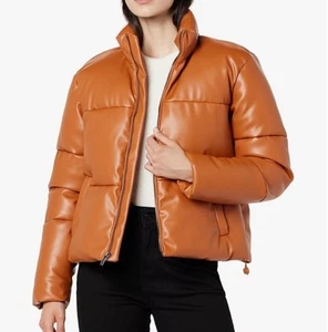 The Drop Damen Priscilla Vegan Leather Puffer M - Bild 1 von 6
