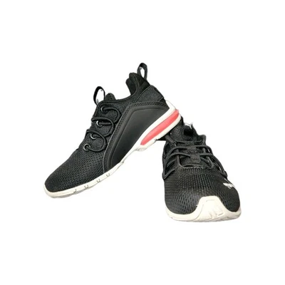 Youth Puma Axelion Mesh Soft Foamm Puma Black-Puma Silver-High Risk Red Size 13c - Image 1 of 4