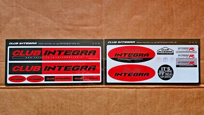 Early 2000's Honda.jp DC5 CLUB INTEGRA Decals Rare Genuine JDM Vintage Acura RSX - Image 1 of 4