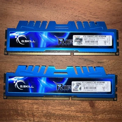 G.Skill 8 GB DIMM 1600 MHz PC3-12800 DDR3 Memory (F3-12800CL8D-8GBXM) - Image 1 of 4
