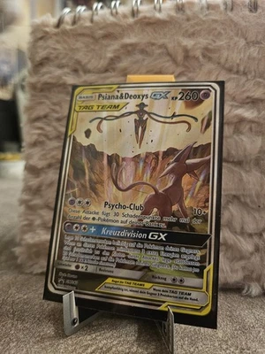 Psiana & Deoxys GX SM240 Black Star Promo Sonne und Mond Pokemon karte NM  miscu - Bild 1 von 4