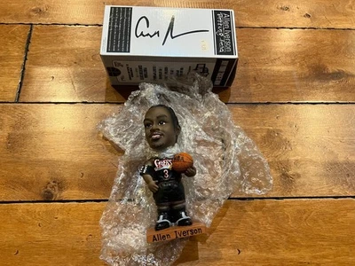 2002 Allen Iverson Bobblehead NEGRO All-Star Uniforme McDonalds Bobbing Head Muñeca Foto 1 de 4