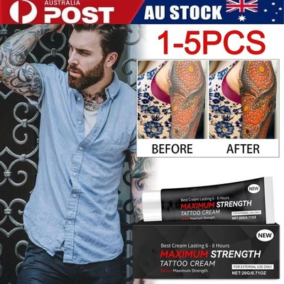 1-5X Tattoo Numibing Cream Gel 20 Grams Up to 6 Hours Extra Strength for Tattoos - image 1 of 4