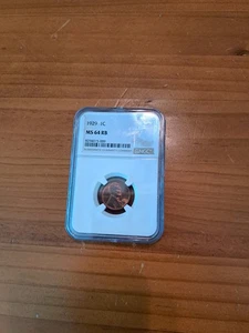 1929 NGC MS 64 RB Lincoln Cent - Picture 1 of 4