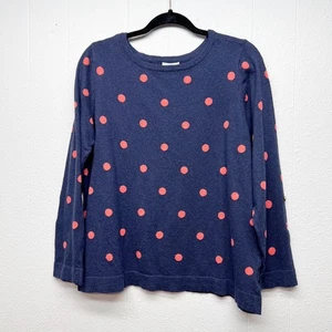 Charter Club Sweater 2X Cotton Wool Polka Dot Lightweight Business Casual Career - Picture 1 of 12