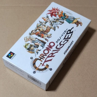 Chrono Trigger Super Famicom (SFC) with box and manual. Box has stains. - Image 1 of 4