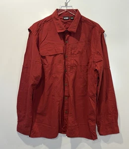 Eastern Mountain Sports Mens Nylon Performance Long Sleeve Vented Shirt Size XL - Picture 1 of 6