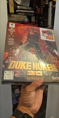 Duke Nukem 3D Edición Atómica - Macintosh Big Box - Sellado de fábrica Vintage MacOS Foto 1 de 4