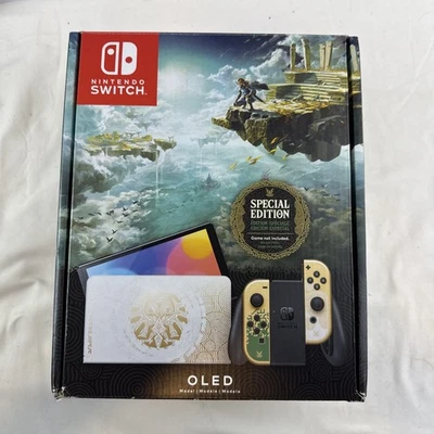 CLEAN Nintendo OLED Switch Console Legend of Zelda: Tears of the Kingdom Edition - Image 1 of 4