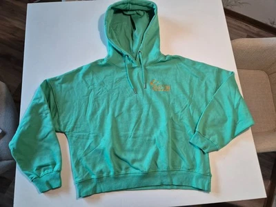 Sweatshirt mit Kapuze Gr. S  Peanuts Snoopy Stickerei hellgrün neu - Bild 1 von 4