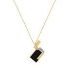 St DuPont - lighter necklace Yellow Lacquered lighter golden - Ref: K27077Ch