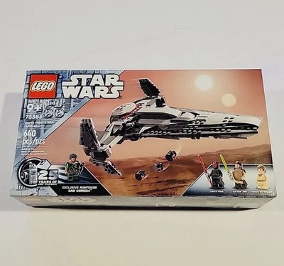 NEW! LEGO 75383 Darth Maul Sith Infiltrator Star Wars 25th Anniversary 640pcs - Image 1 of 2