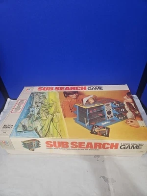 Sub Search Strategy Game 3-Level Strategy Milton Bradley 1973 - Complete  - Image 1 of 4
