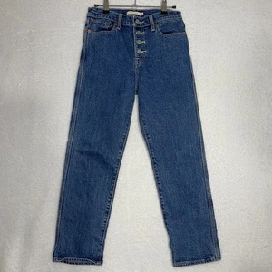 Levi’s Premium Jeans Wedgie Straight Button Fly Big E Women’s Size W 26 L 25 - Picture 1 of 13