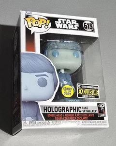 Star Wars GITD Holographic Luke Skywalker Entertainment Earth Funko Pop 615 - Bild 1 von 9