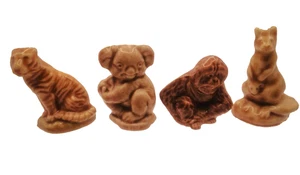 Vintage Wade Whimsie x4 from English Set 10 1979 - Picture 1 of 8