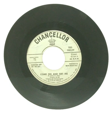 Fabian - Got The Feeling / Come On And Get Me  - White Label PROMO - 45 RPM - Image 1 of 2
