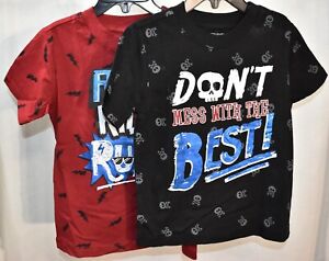 WonderKids T-Shirt  Size 4T Rad Kids Rule Boy's Lot