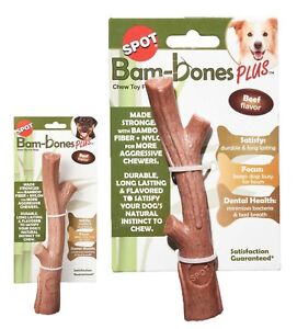Bam-Bone Plus Branch Beef Dog Chew Toy 