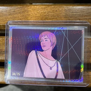 2023 Topps Chrome Star Wars Galaxy Mon Mothma #WSW-13 Prism Refractor /75 - Picture 1 of 3